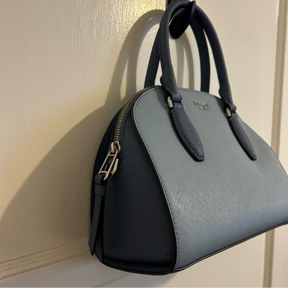 Kate Spade Blue Reilly Crossbody Top Handle Bag - Picture 5 of 12